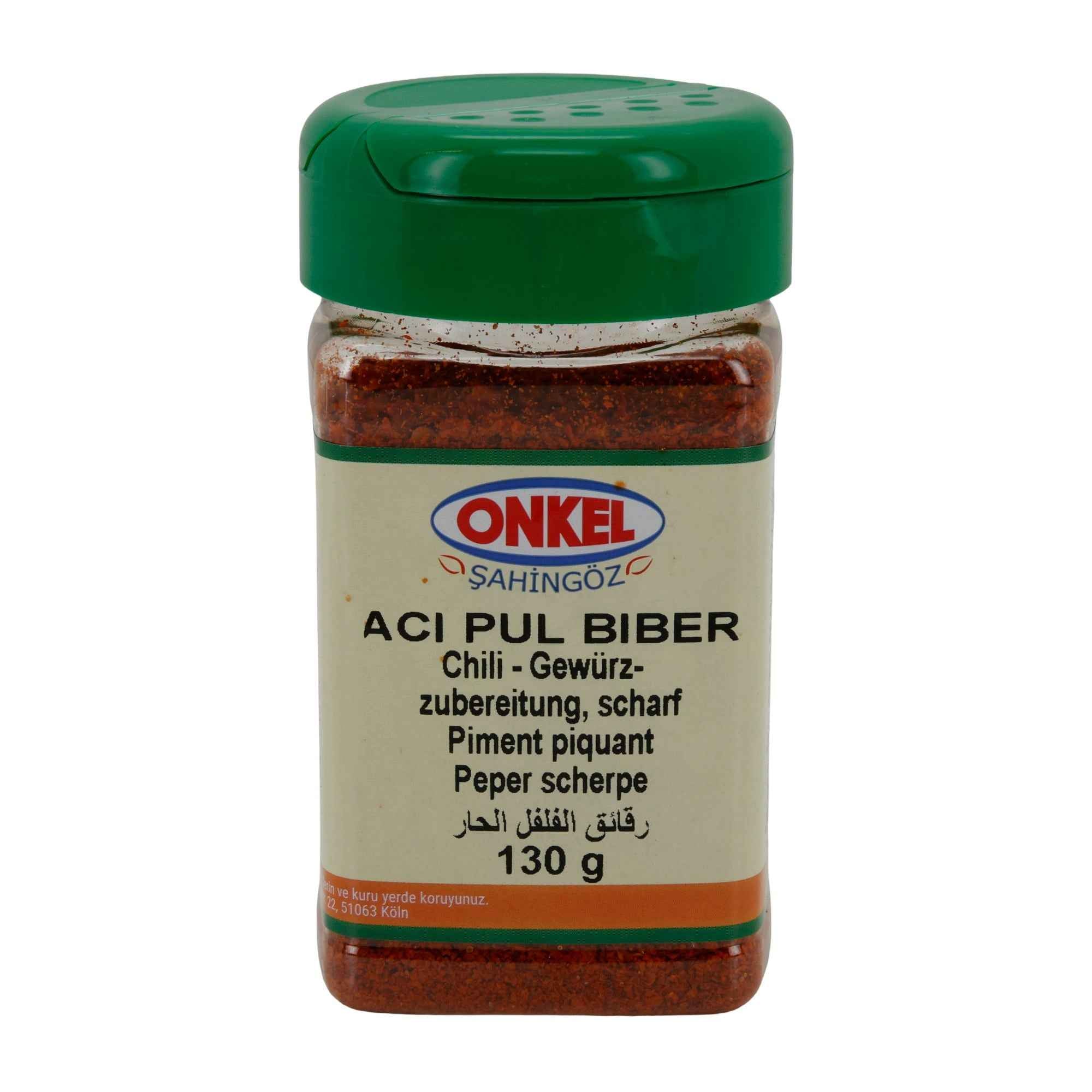 Onkel Acı Pul Biber – Scharfe Chili-Gewürzzubereitung, 130 g
